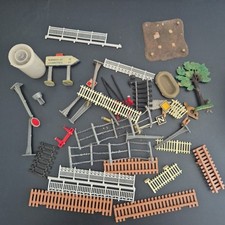 Lot Decor circuit Train HO Pièces Détachées Vintage Modelisme Ferroviaire