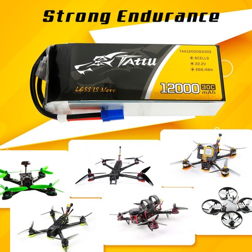 Tattu 30c 12000mah 6s - 22.2v,
