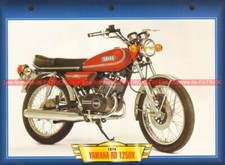 YAMAHA RD 125 DX RDDX 1974 (1974-1980) : Fiche Moto #000213
