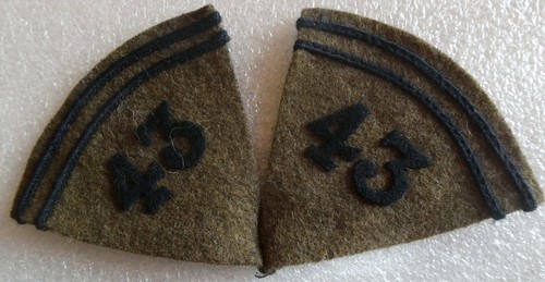 Infanterie pattes col 43 - infanterie,