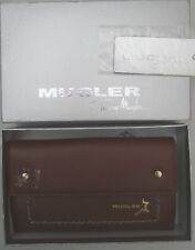 Authentique portefeuille-porte-monnaie THIERRY MUGLER  cuir,    dans sa boite
