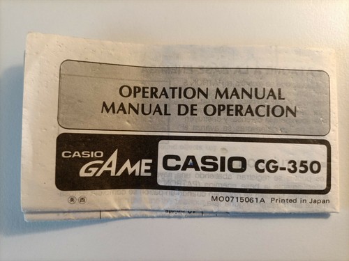 Notice operation manual - operation,