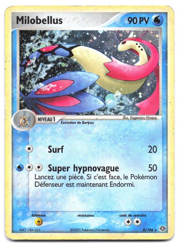 Carte pokémon milobellus - carte,