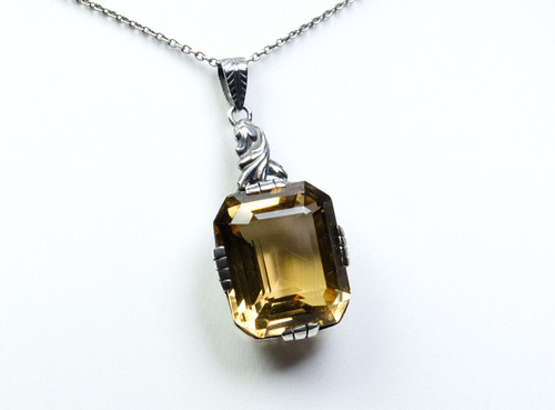 800 argent pendentif art - -,