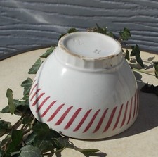 ANCIEN BOL FB digoin sarreguemine couleur vieux rose