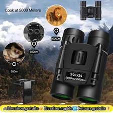 Jumelles 900x25 HD Zoom Puissantes BAK4 Télescope Portable Observation Chasse...