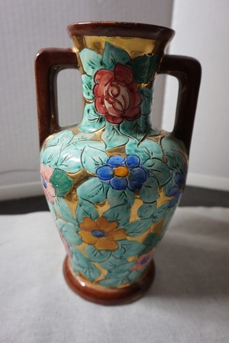 Vase vintage céramique signé