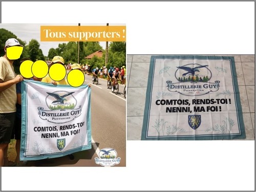 Drapeau tour france 2025 - de,