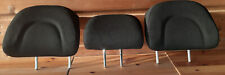 3 appuie-tête appui tete banquette siege arriere tissu noir Peugeot 407
