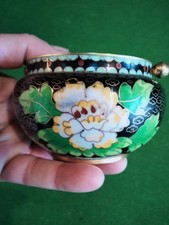 Magnifique Cloisonné cendrier/ brûle Encens 