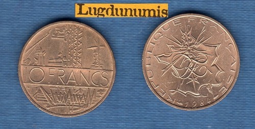 Francs mathieu 1987 de - 10,