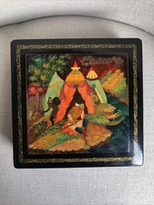 Boîte Laqué Russe, Peinture Miniature