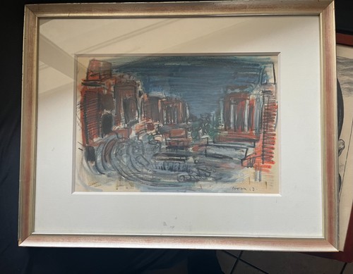André cottavoz pastel - cottavoz, :