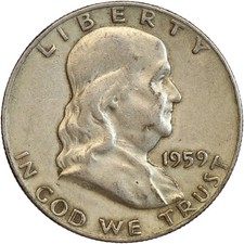 1/2 Dollar Franklin - Etats-Unis Argent