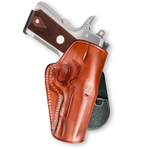 Leather paddle holster open - paddle,