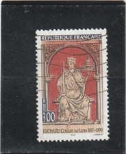 L6146 FRANCE Timbre Y&T N° 3238 de 1999 " mort Roi d'angleterre richa " Oblitéré