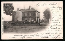 CPA Couhé-Vérac, Entrée du