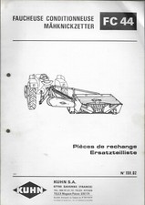 Catalogue pièces de rechange Faucheuse Conditionneuse Kuhn FC44 - Mähknickzetter