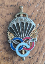 Insigne Brevet Préparation Militaire Parachutiste / Drago Paris H 597  /N172