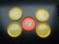 LOT DE 5 DESSOUS DE VERRE