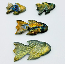 Pendentif poisson cabochon