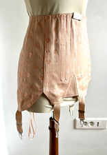 serre taille T44 coton solide avec motifs 4 jarretelles réglables lacet dos 266!