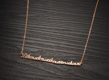 Rose Gold GP Love Words "life