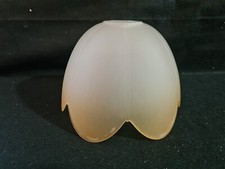 1  ancienne suspension  abat jour verre moulé  typique des années 80