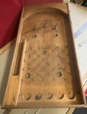 Jeu Ancien de Flipper Bois " Bagatelle "