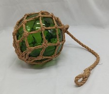 ancien flotteur boule en verre