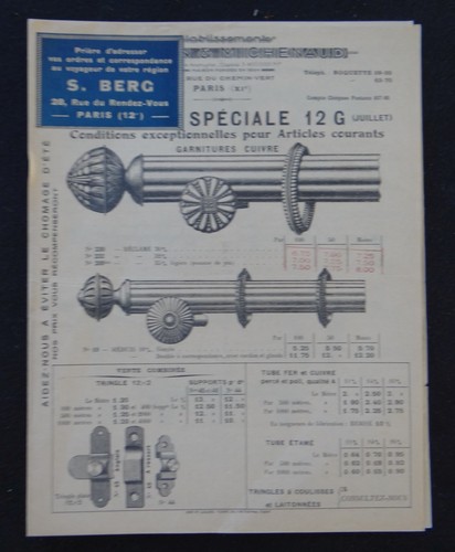 Ancien catalogue baligan - ancien,