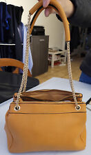 SAC à MAIN MINELLI en CUIR Couleur CAMEL (Bandoulière)