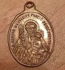 Fine Médaille Religieuse Ancienne Miraculeuse Rue Du Bac Paris St Joseph 
