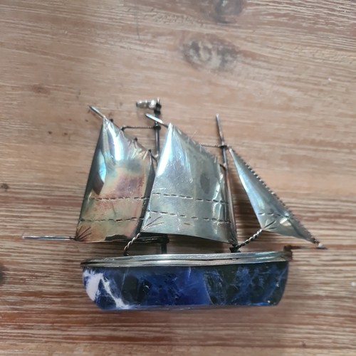 Bateau objet décoratif argent - bateau,