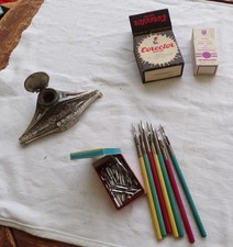 Ancien Porte Plume En Bois