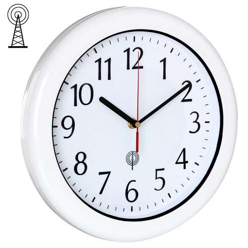 Horloge radio pilotée murale