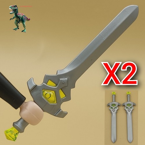 Playmobil épée verte - x2,
