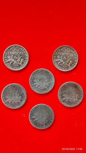 Pieces cts argent - 50,