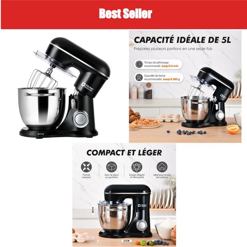 Robot pâtissier 1300w - 1300w, 5l