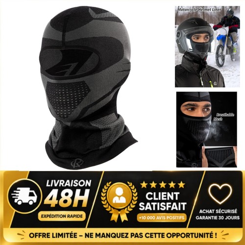 Cagoule moto sous casque - moto,