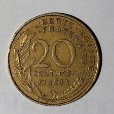 piece de 20 centimes de franc