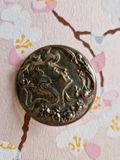 bouton ancien Belle Epoque Art Nouveau 30 mm