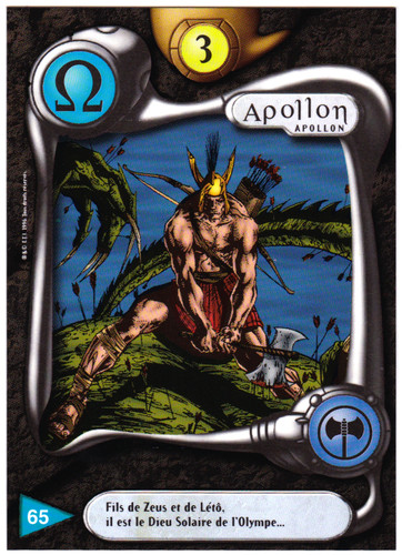 Carte deus apollon - carte,