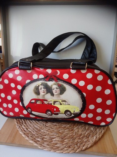 Jolie sac décor vintage orval - sac,