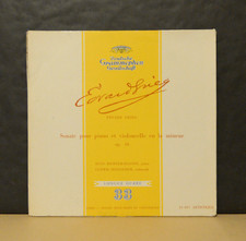 Ludwig HOELSCHER - RICHTER-HAASER - GRIEG - Cello & piano sonata - DGG 16 097