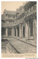 CA-BFP1-0729-CAMBODGE - ANGKOR-VAT - L'appentis de la colonnade du 1er étage