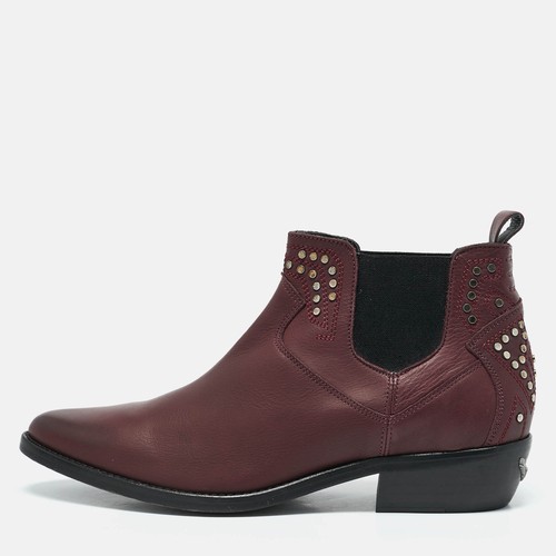 Bottines cloutées cuir - bottines, en