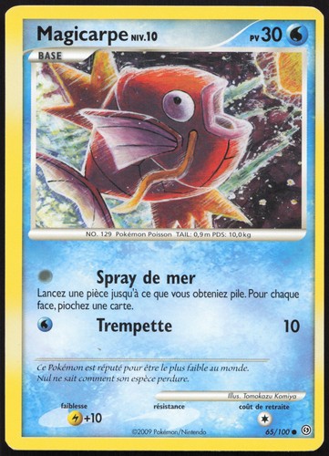 Carte pokémon magicarpe - carte,