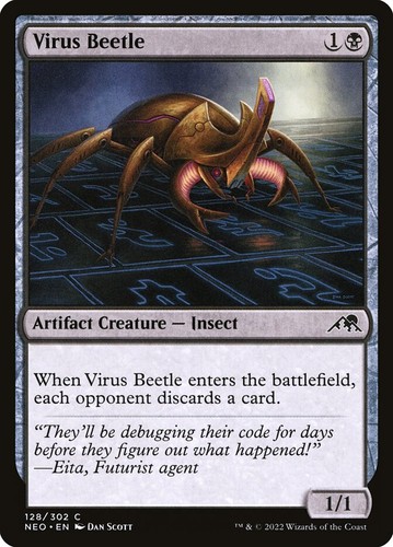 Virus beetle kamigawa - virus, (128)