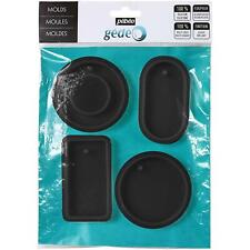 [Ref:766133] PÉBÉO Sachet 4 moules geometriques pour résine, plâtre et cire